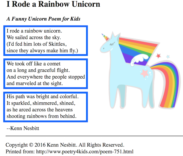 rainbow unicorn